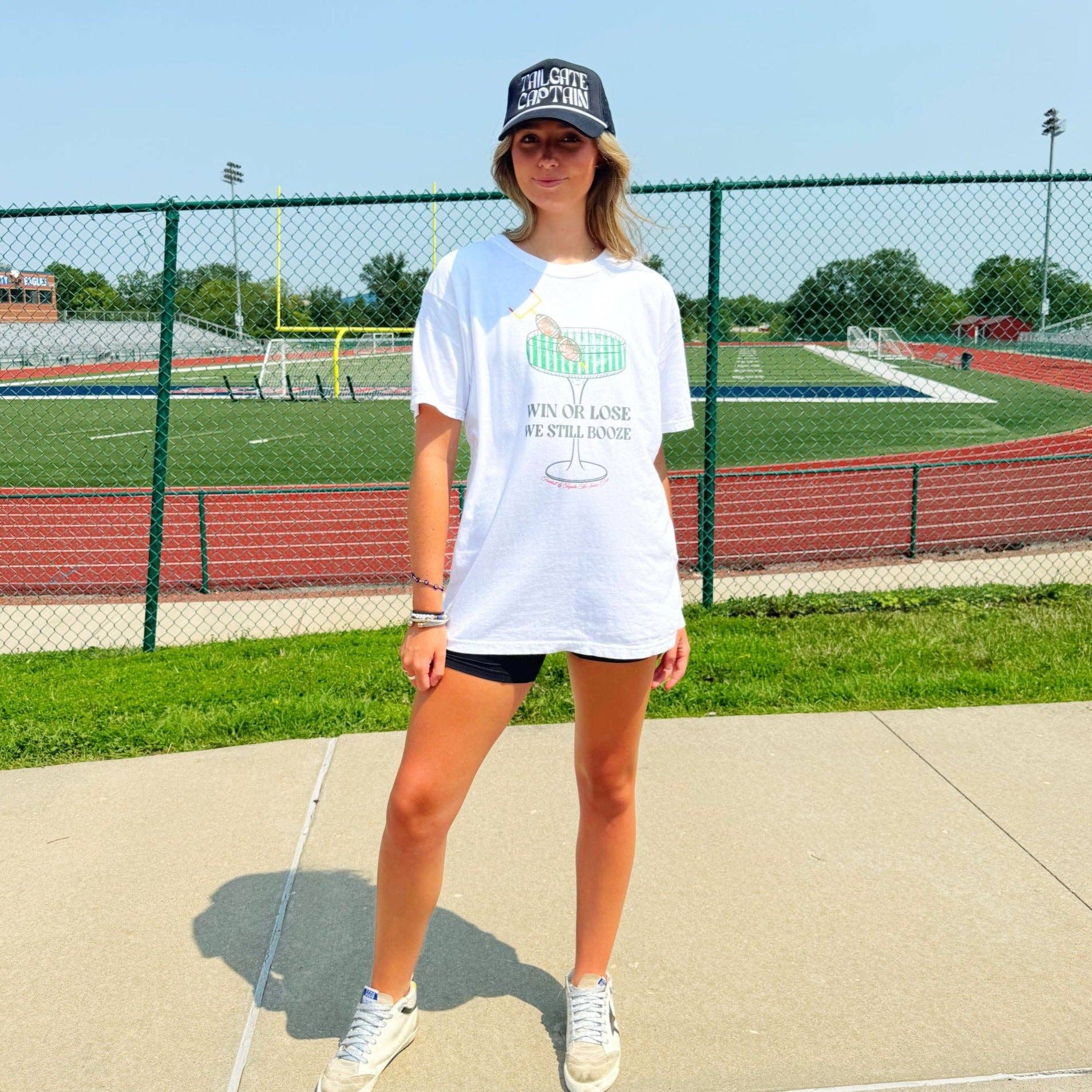 Win or Lose We Still Booze Tee